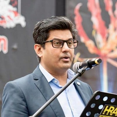 Co-founder of Rohingya Free Coalition (RFC), Nay San Lwin (Image: the activist's X account)