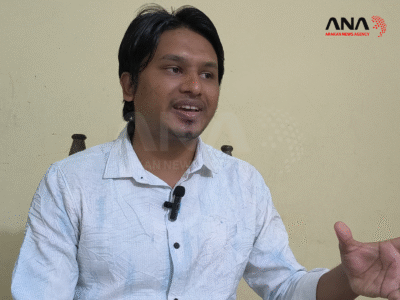 Member of Examination Board's education committee, Alsayed Abdullah, talking to Arakan News Agency (Image: ANA)