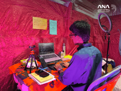 Yasor Arfat working on Skillvite (Image: ANA)