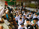 A section of the audience during an awards ceremony for outstanding students at the Rohingya Life Development Secondary School in the camps in Bangladesh (Photo: ANA)