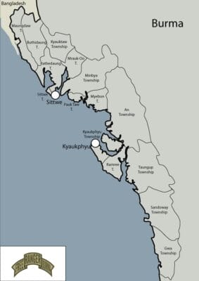 The new administrative division in Arakan (Image: Free Ranger Burma)