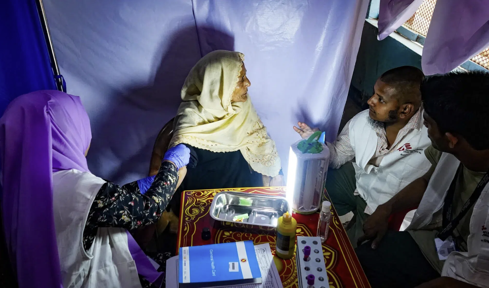 MSF campaign against Hepatitis C in Rohingya refugee camps in Bangladesh (Image: MSF)