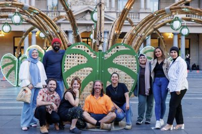 A number of activists and participants in the artwork creation (Image: City of Sydney)
